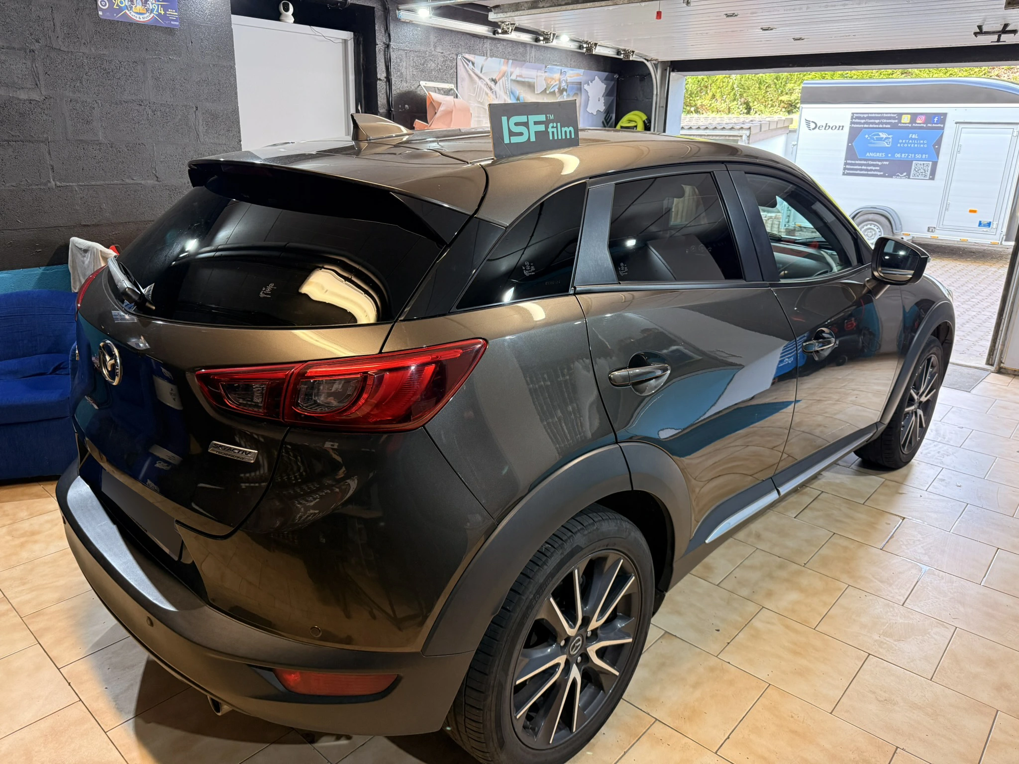 Pose de vitres teintées sur Mazda CX3 à Angres, Arras, Lens, Douai, Lille – F&L Detailing & Covering – 1 Pose de vitres teintées sur Mazda CX3 à Angres, Arras, Lens, Douai, Lille - F&L Detailing & Covering - 1